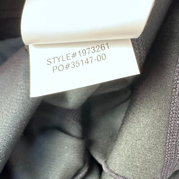 prAna Women's Becksa™ High Neck Scoop Back Fitted Ribbed Shortie , Solid Black - Picture 11 of 12